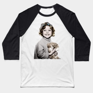 Shirley Temple Vintage Hollywood Baseball T-Shirt